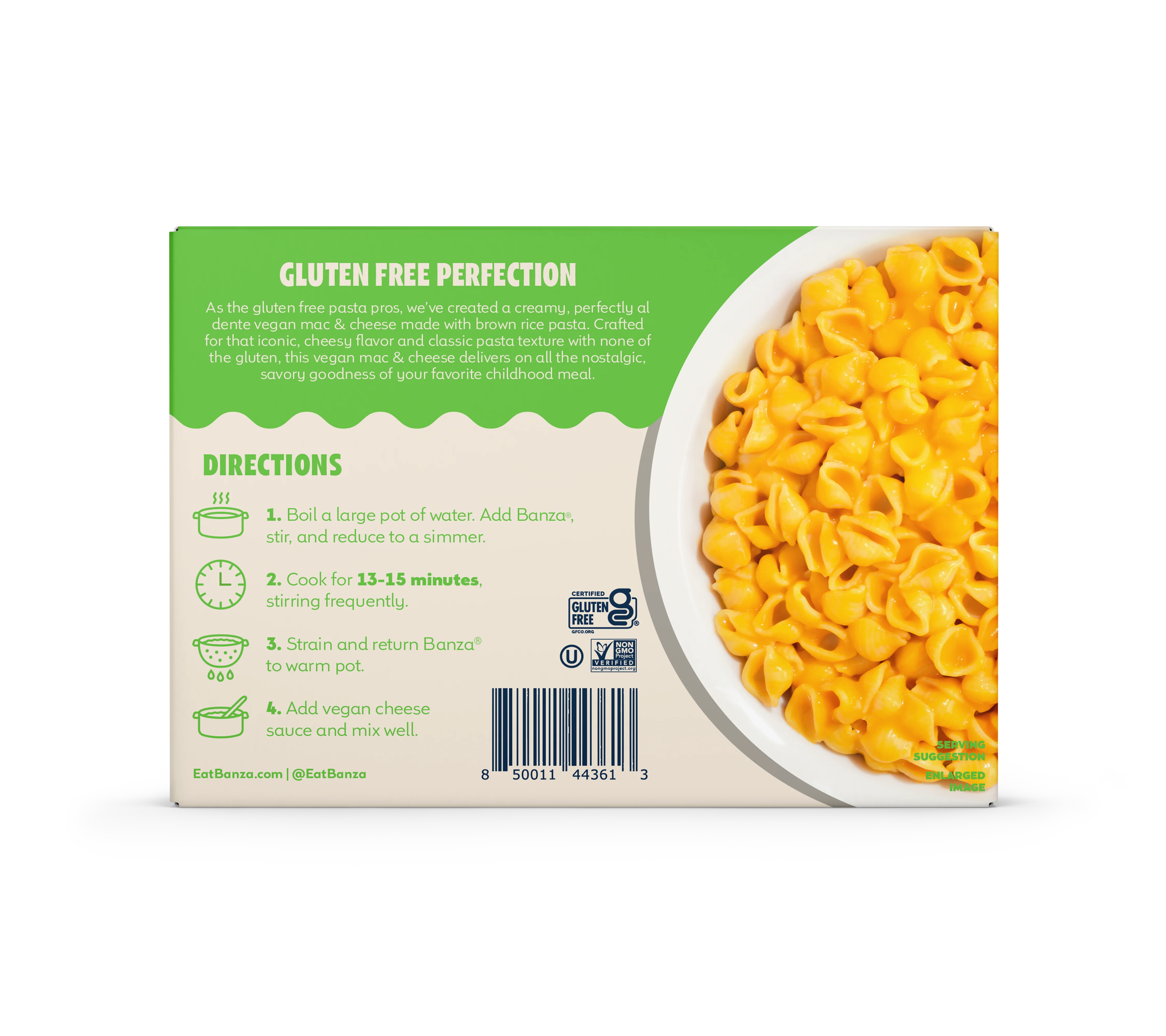 Brown Rice Vegan Deluxe Cheddar Shells - Image 3